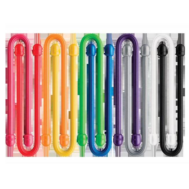 Gear Rubber Ties,Reusable Rubber Twist Ties,All Purpose Bendable Tie For Indoor And Outdoor,Assorted Colors